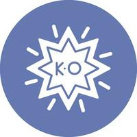 ko vector icono