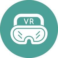 Virtual Glasses Vector Icon