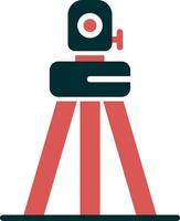 Total Station Vector Icon