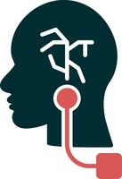 Vagus Nerve Stimulation Vector Icon