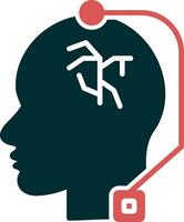 Deep Brain Stimulation Vector Icon