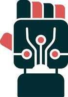 Bionic Hand Vector Icon