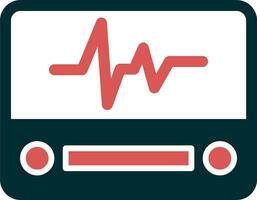 Electrocardiogram Vector Icon