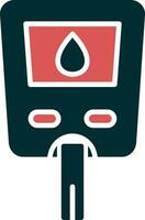 Glucose Meter Vector Icon