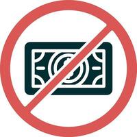 No Money Vector Icon