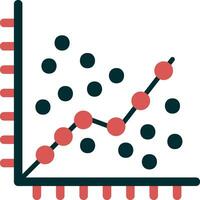 Linear Regression Vector Icon