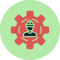 icono de vector de trabajador