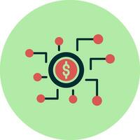 icono de vector de moneda