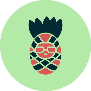 icono de vector de piña