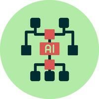 Artificial Intelligence Vector Icon