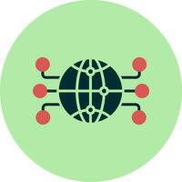 Global Network Vector Icon