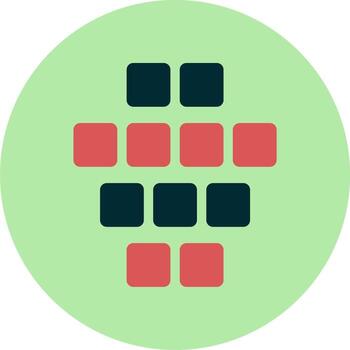 icono de vector de datos estructurados