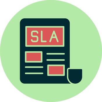 Sla vector icono