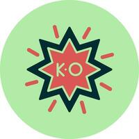 ko vector icono