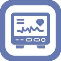 Electrocardiogram Vector Icon