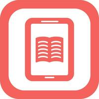 icono de vector de ebook