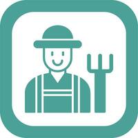 Farmer Vector Icon