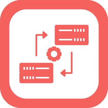 Data Synchronization Vector Icon