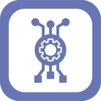 icono de vector de algoritmo