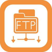 icono de vector ftp