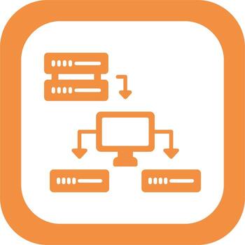 icono de vector de datos estructurados
