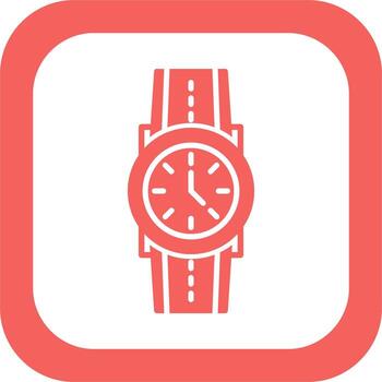 reloj, vector, icono vector