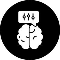 icono de vector de cerebro