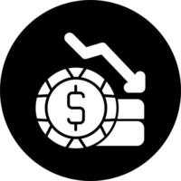 Money Loss Vector Icon
