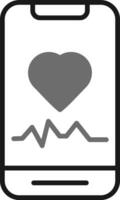 Heart Rate Vector Icon