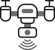 Smart Drone Vector Icon