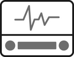 Electrocardiogram Vector Icon