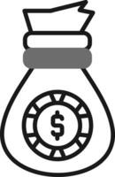 Money Bag Vector Icon