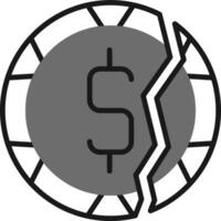 Bankruptcy Vector Icon