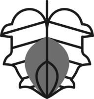 Monstera Leaf Vector Icon