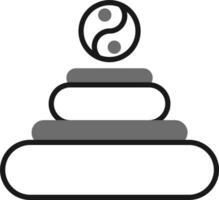 icono de vector de meditación