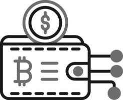 Crypto Wallet Vector Icon