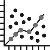 Linear Regression Vector Icon