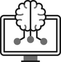 Machine Learning Vector Icon