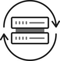 Data Transformation Vector Icon