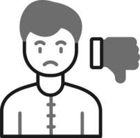 Dissatisfaction Vector Icon