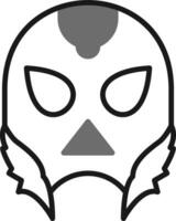 lucha mascaras vector icono