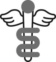 Rod Of Asclepius Vector Icon