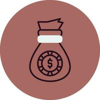 Money Bag Vector Icon