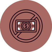 No Money Vector Icon