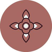 Blood Flower Vector Icon