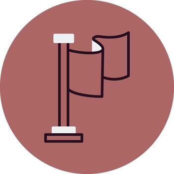 icono de vector de bandera