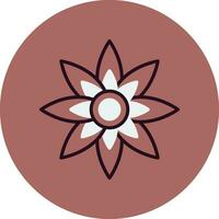 Lotus Flower Vector Icon