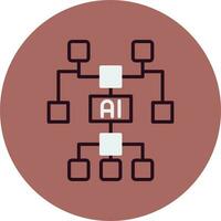 Artificial Intelligence Vector Icon