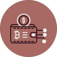 Crypto Wallet Vector Icon