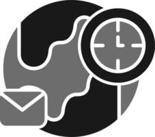 icono de vector de tiempo de entrega